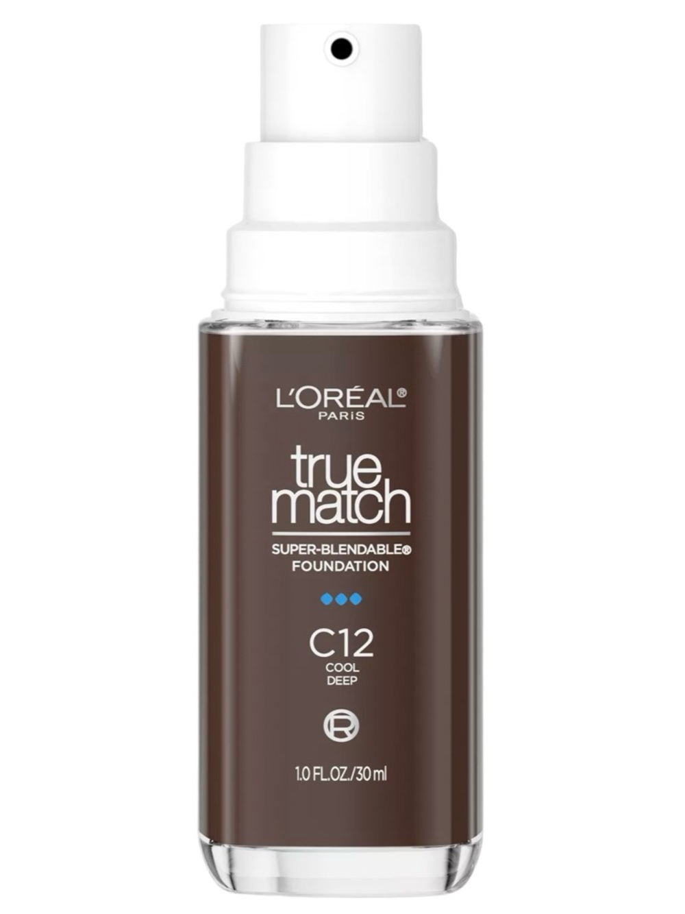 3/$12 L'Oréal C12 Cool Deep True Match Super Blendable Foundation 1oz